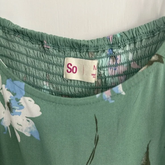 SO mint floral sundress - Picture 2 of 4